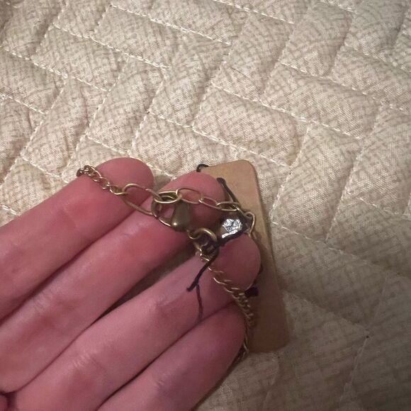 Women statement necklace nwt bohemian silver and turquoise - Picture 2 of 5